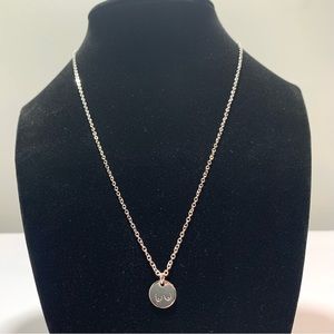 Delicate Silver Disk Engraved Boob Pendant Necklace - Women Empowerment